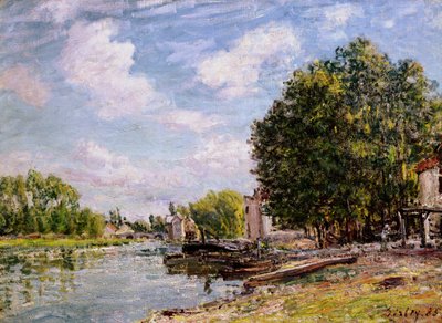Moret-sur-Loing, 1885 door Alfred Sisley